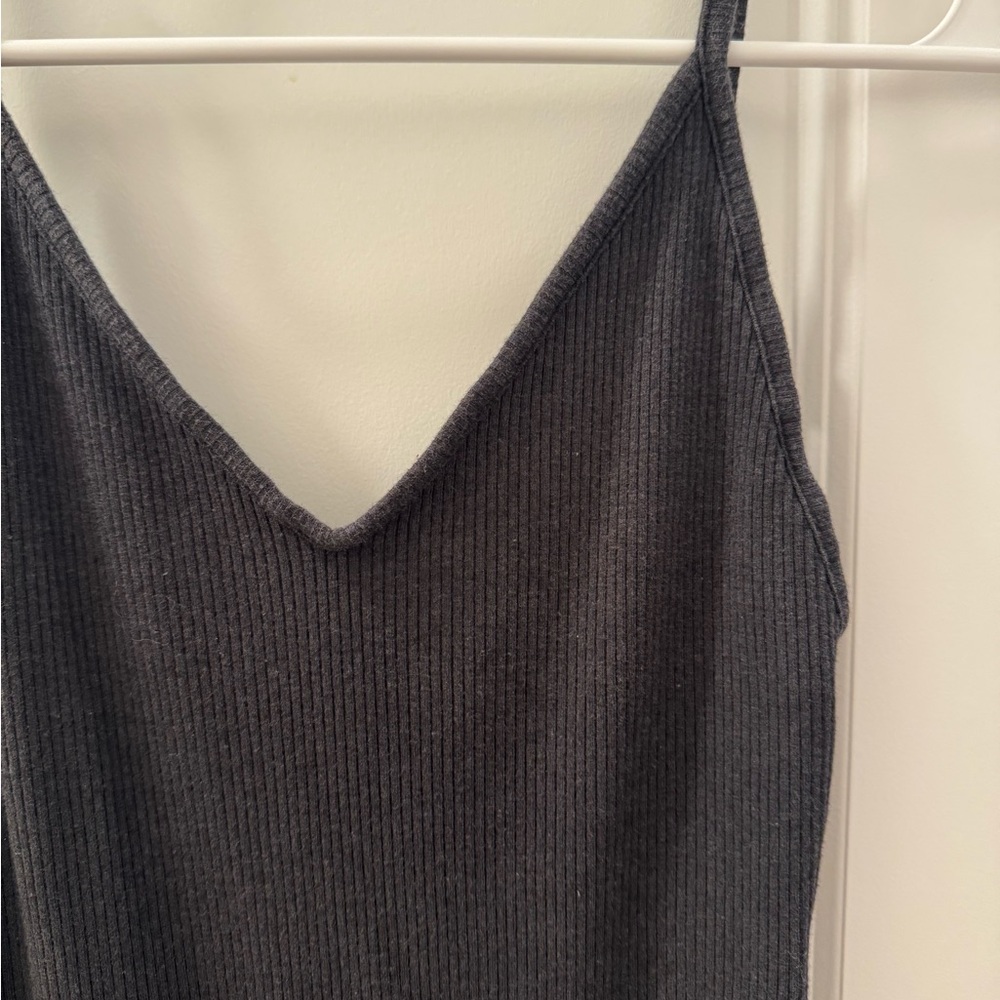 Black Ribbed Bodysuit - Picture 3 of 3